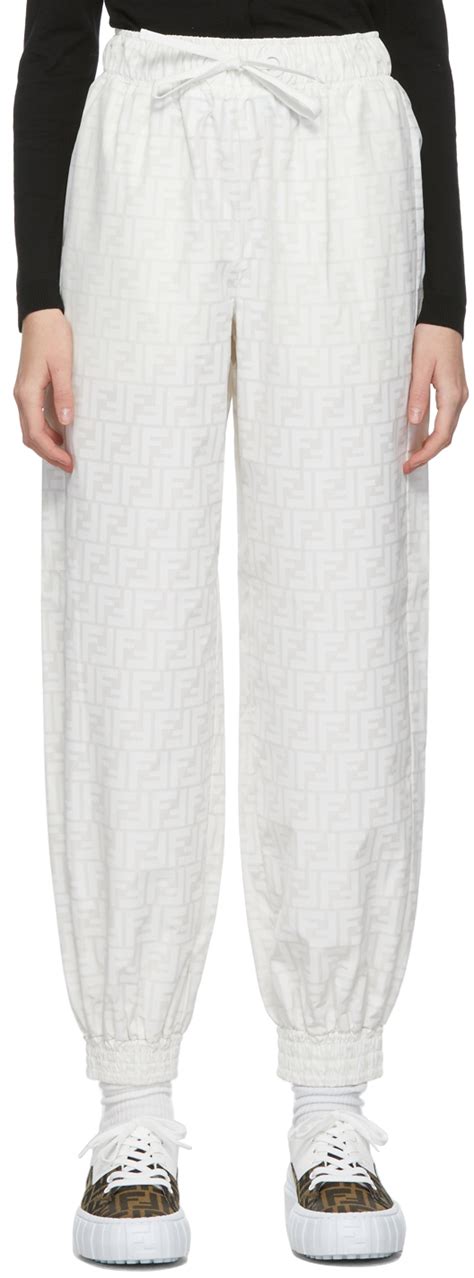 white fendi sheets|white Fendi pants.